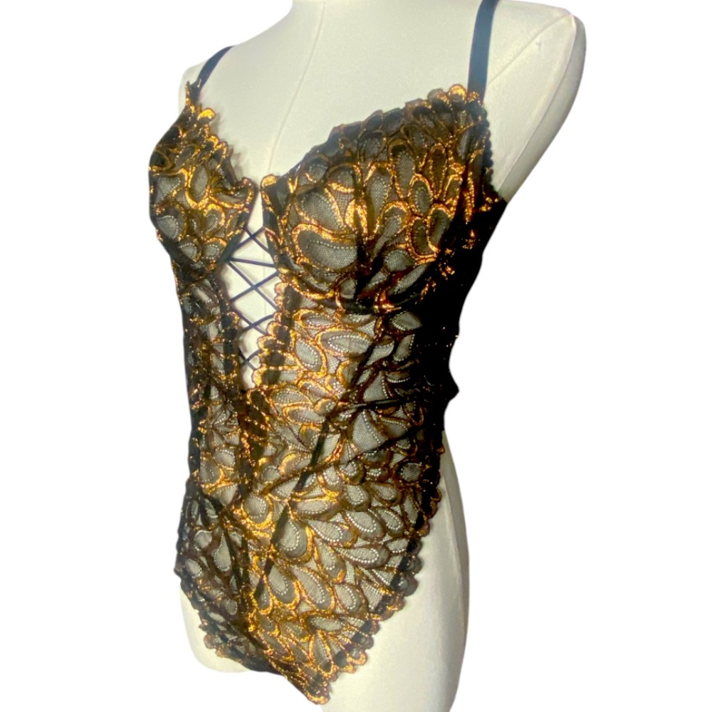 Salvage Black and Gold Lace Chemise
Witch whimsical